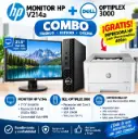 kit Mini PC Dell OptiPlex 3000 i5-12°8GB/256GB SSD + Monitor Hp v214a 21,7"+Regalo( Impresora Laser HP Laser Monocromática 408dn) Reacondicionado